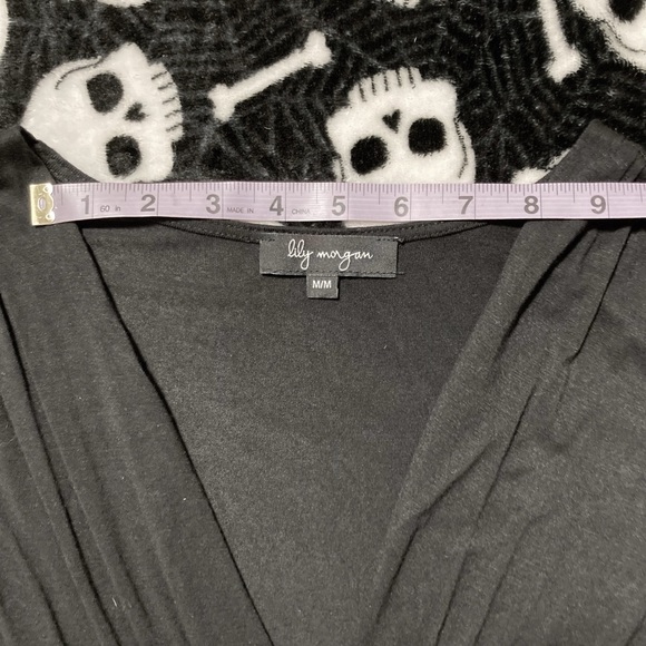 LILY MORGAN Black jersey maxi dress ~ Boho goth SMALL MEDIUM sleeveless sundress - Picture 11 of 15